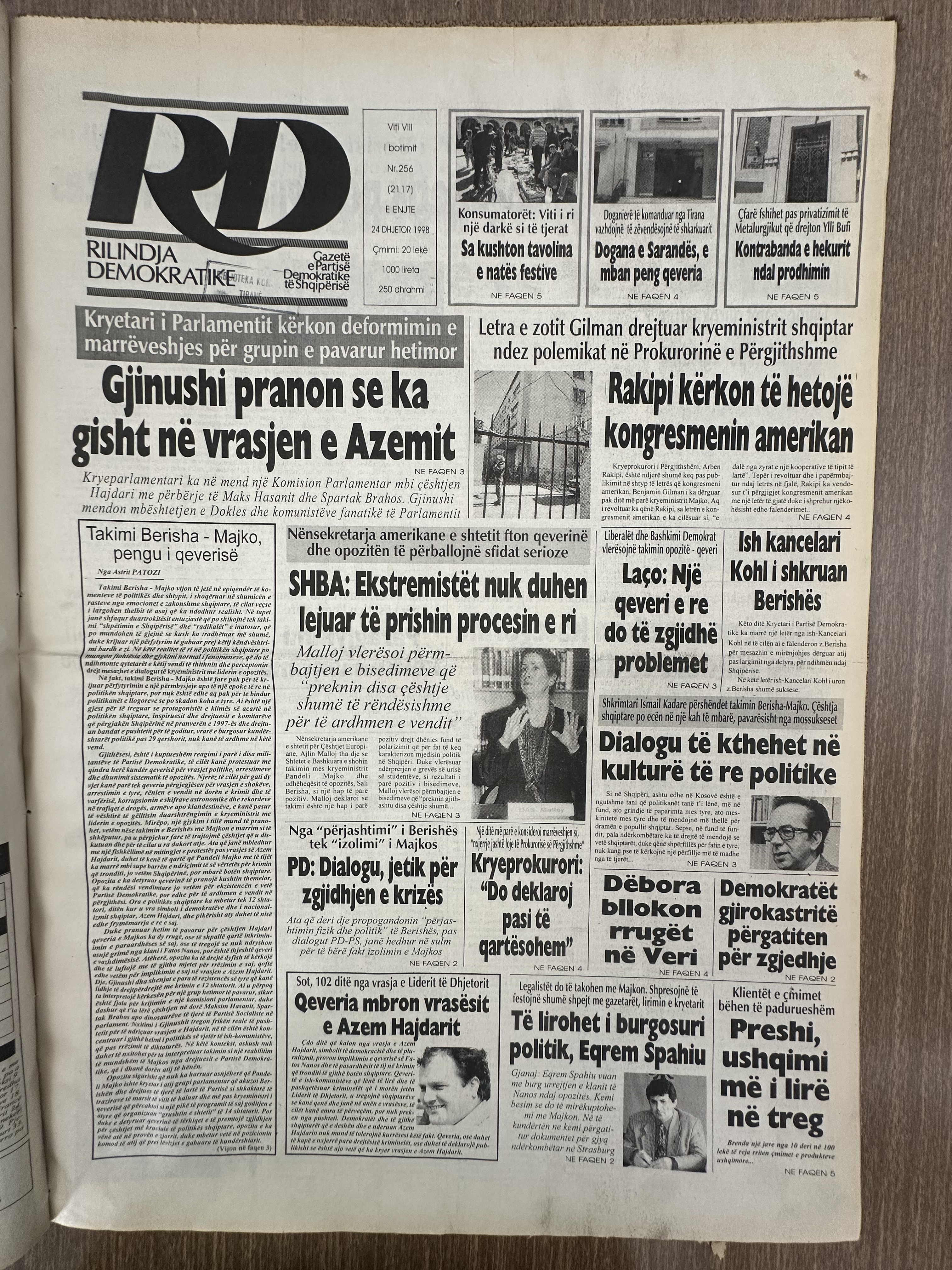Rilindja Demokratike 1998-12-24